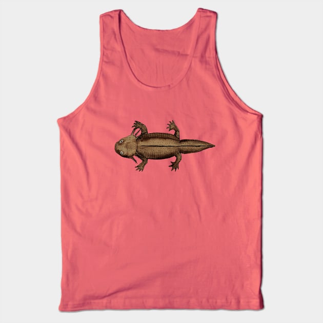 Axolotl Tank Top by djrbennett